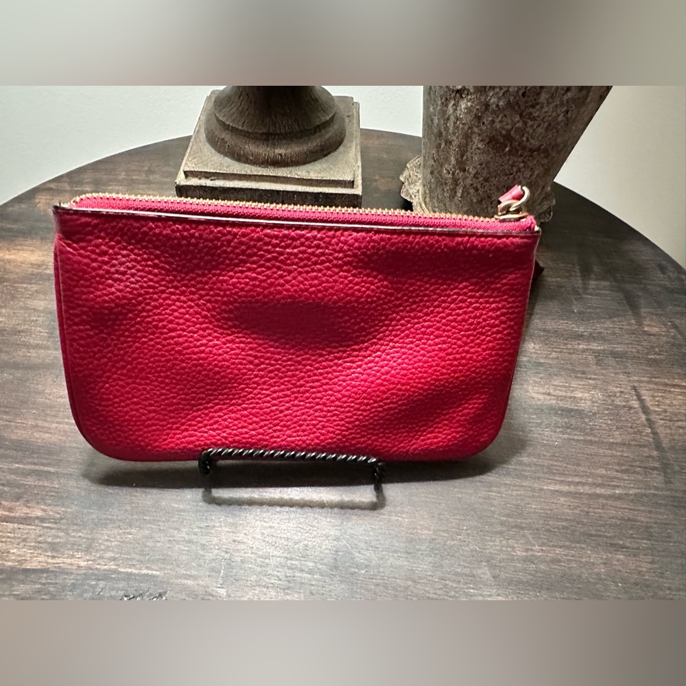 Kate Spade orangish Red Wristlet Clutch - Picture 2 of 5